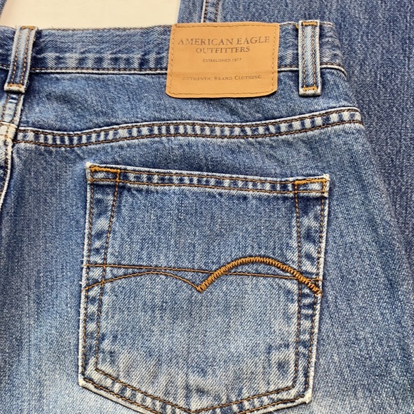 American Eagle Outfitters Blue Jeans Size 10 L - Picture 3 of 11
